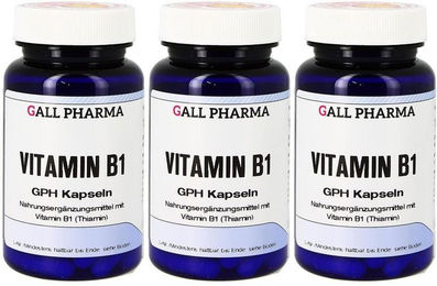 GALL PHARMA Vitamin B1 1,4 mg Kapseln für Erwachsene 180 Stück – Bild 1 von 2