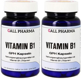 GALL PHARMA Vitamin B1 1,4 mg Kapseln für Erwachsene 180 Stück – Bild 1 von 2