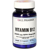 Produktbild von Gall Pharma Vitamin B12 2000 mcg Kapseln für Erwachsene 60 Stück