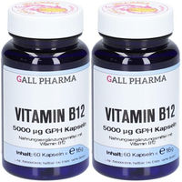 Produktbild von Gall-Pharma Vitamin B12 5000 µg Kapseln für Erwachsene 60 Stück