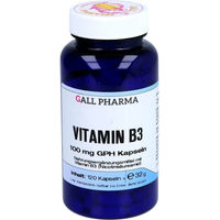 Produktbild von GALL PHARMA Vitamin B3 Niacin 100 mg Kapseln ohne Zusatzstoffe 120 Stück