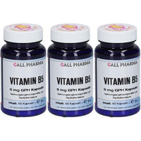 Produktbild von GALL PHARMA Vitamin B5 Pantothensäure 6 mg Kapseln für Erwachsene glutenfrei und laktosefrei 60 Stück