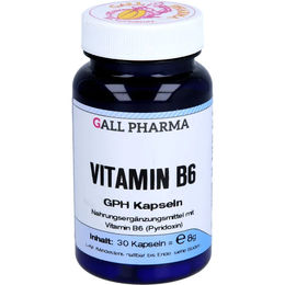 Gall Pharma Vitamin B6 2,0 mg Kapseln 30 Stück für Erwachsene, Schwangere und Stillende – Bild 1 von 2