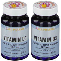 Produktbild von GALL PHARMA Vitamin D3 125 µg 5000 IE Kapseln glutenfrei