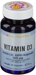 GALL PHARMA Vitamin D3 5000 IE Kapseln glutenfrei – Bild 1 von 2