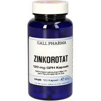 Produktbild von Gall Pharma Zinkorotat 120 mg Kapseln glutenfrei und laktosefrei