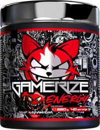 GAMERIZE ENERGY Pulver Red Orange mit Kräuter-Komplex pflanzlicher Ursprung 280g – Bild 1 von 2