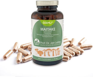 Gamu Bio Maitake Pilzextrakt Grifola frondosa Kapseln vegan glutenfrei laktosefrei 60 Stück – Bild 1 von 1