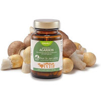 Produktbild von Gamu Bio Mandelpilz Extrakt Agaricus brasiliensis Kapseln vegan glutenfrei laktosefrei 300 Stück
