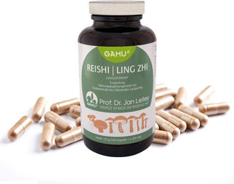 GAMU Bio Reishi Pilzextrakt Ganoderma Lucidum Kapseln 300 Stück – Bild 1 von 1