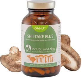 GAMU Shii-take plus Kapseln mit Vitamin E vegan bio glutenfrei laktosefrei 120 Stück – Bild 1 von 1