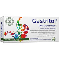 Produktbild von Gastritol Lutschpastillen von Dr. Gustav Klein vegan laktosefrei und glutenfrei