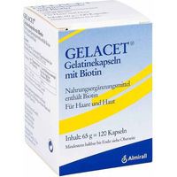 Produktbild von Gelacet Beauty-Kollagen-Kombi mit Biotin Gelatinekapseln 120 Stück