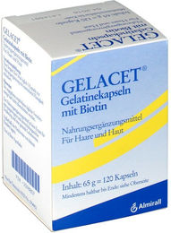 Gelacet Gelatinekapseln mit Biotin 120 Stück – Bild 1 von 1