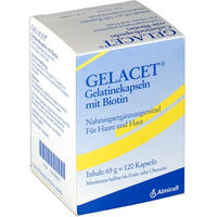 Produktbild von Gelacet Gelatinekapseln mit Biotin 120 Stück
