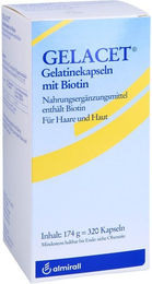GELACET Gelatinekapseln mit Biotin 320 Stück – Bild 1 von 1