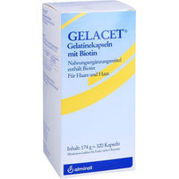 Produktbild von GELACET Gelatinekapseln mit Biotin 320 Stück