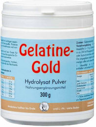 Gelatine Gold Hydrolysat Pulver von Pharma Peter GmbH 300 g aus Rind – Bild 1 von 1