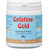Produktbild von Gelatine Gold Hydrolysat Pulver von Pharma Peter GmbH 300 g aus Rind