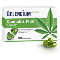 Produktbild von GELENCIUM Cannabis Plus Kapseln mit Vitamin B12 glutenfrei und laktosefrei 30 Stück