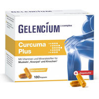 Produktbild von GELENCIUM Curcuma Plus hochdosiert mit Vitamin C Kapseln 180 Stück vegetarisch glutenfrei laktosefrei