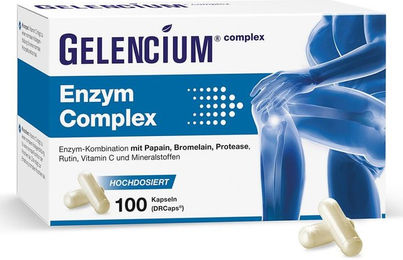 Gelencium Enzym Complex hochdosiert mit Bromelain vegan ohne Zusatzstoffe 100 Kapseln – Bild 1 von 2