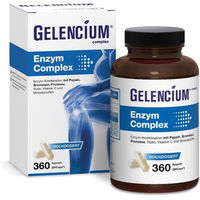 Produktbild von Gelencium Enzym Complex Multi-Enzym-Komplex hochdosiert mit Bromelain vegan glutenfrei laktosefrei 360 Kapseln