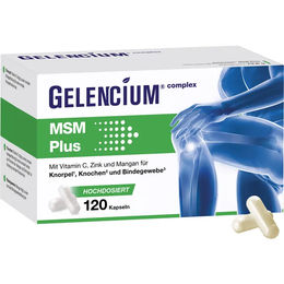 Gelencium MSM Plus Kapseln mit Vitamin C vegan und ohne Zusatzstoffe – Bild 1 von 3
