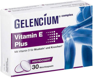 Gelencium Vitamin E Plus hochdosiert mit Vitamin D Weichkapseln – Bild 1 von 3