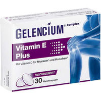 Produktbild von Gelencium Vitamin E Plus hochdosiert mit Vitamin D Weichkapseln