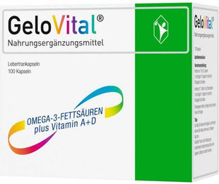 GeloVital Lebertran Kapseln mit Vitamin A und Vitamin D für Kinder 100 Stück – Bild 1 von 1