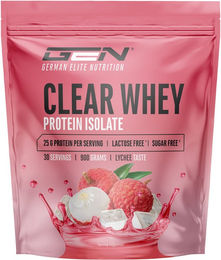 GEN Clear Whey Protein Isolat Pulver laktosefrei und glutenfrei 900 g – Bild 1 von 4