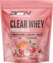 GEN Clear Whey Protein Isolat Pulver laktosefrei und glutenfrei 900 g – Bild 1 von 4