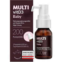 Produktbild von Genericon Pharma MULTIvitD3 Baby Vitamin D3 Pumplösung 10 ml glutenfrei laktosefrei vegetarisch