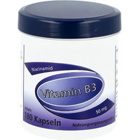 Produktbild von Gerimed Vitamin B3 Niacin 50 mg Kapseln 180 Stück
