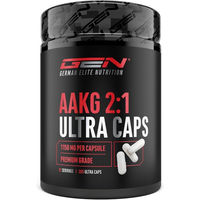Produktbild von German Elite Nutrition AAKG Ultra Caps L-Arginin 90 mg Kapseln 365 Stück glutenfrei und laktosefrei