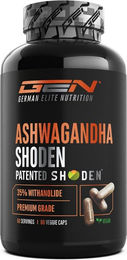 German Elite Nutrition Ashwagandha Shoden Kapseln vegan – Bild 1 von 3