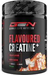 German Elite Nutrition Creatine+ Pulver zuckerfrei mit Geschmack – Bild 1 von 3