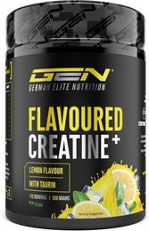 German Elite Nutrition Creatine+ Pulver zuckerfrei mit Geschmack – Bild 1 von 4