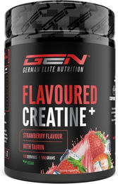 German Elite Nutrition Creatine+ Pulver zuckerfrei mit Geschmack – Bild 1 von 3