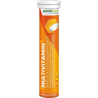 Produktbild von Gesund Leben Multivitamin Brausetabletten Orange-Grapefruit
