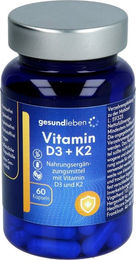 Gesund Leben Vitamin D3+K2 Kapseln 60 Stück – Bild 1 von 1