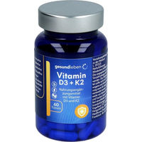 Produktbild von Gesund Leben Vitamin D3+K2 Kapseln 60 Stück