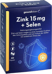 Gesund Leben Zink 15 mg und Selen Kapseln 60 Stück – Bild 1 von 1