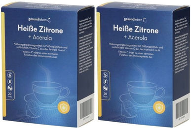 gesundleben Heiße Zitrone mit Acerola und Ascorbinsäure Sticks – Bild 1 von 1