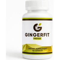 Produktbild von Gingerfit Premium Nahrungsergänzungsmittel ohne Zusatzstoffe 60 Kapseln