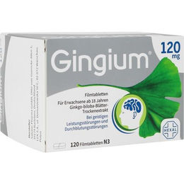 Gingium BB Farma 120 mg Filmtabletten 120 Stück – Bild 1 von 1