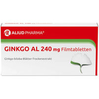 Produktbild von Ginkgo AL Aliud Pharma Ginkgo Biloba 240 mg Filmtabletten 120 Stück