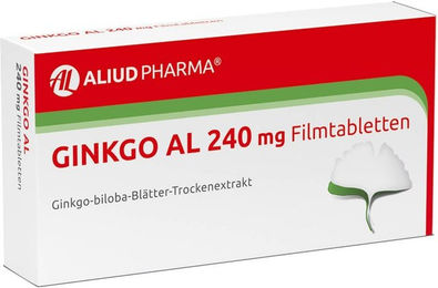 Ginkgo AL Aliud Pharma Ginkgo Filmtabletten 240 mg 60 Stück – Bild 1 von 3