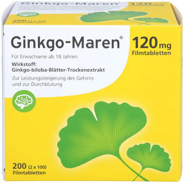 Ginkgo-Maren 120 mg Tabletten laktosehaltig – Bild 1 von 2